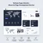 desktop view of About Us page with animated company facts and embedded CEO video introduction