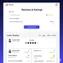 desktop view of customer review submission form with animated star rating selector and live validation