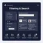 desktop view of product filtering panel with brand and price filters applied in real time
