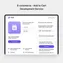 desktop interface showing cart counter dynamically updating in the website header after adding item