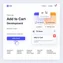 desktop preview of add-to-cart module showing updated cart counter in the header