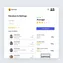 desktop preview of reviews module showing average rating, total number of reviews, and detailed feedback blocks