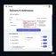 desktop view of saved addresses list with edit and delete controls in user account section