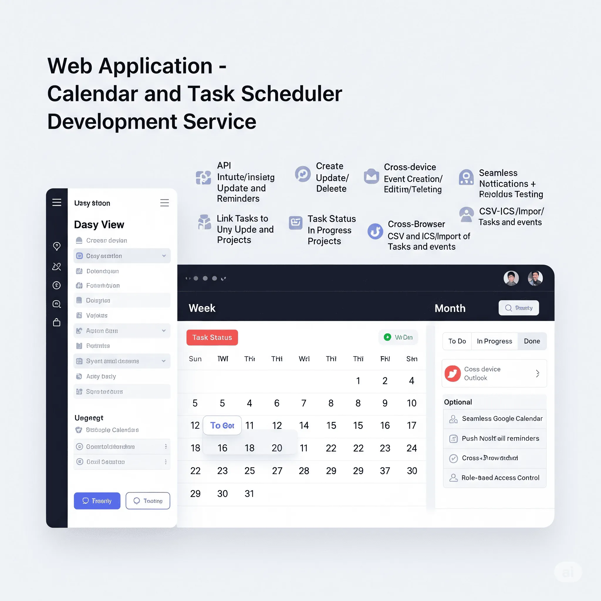desktop interface showing event creation form within a calendar scheduler