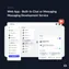 desktop view of chat message window with sent and received messages, typing indicator, and input field