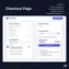 desktop view of checkout page showing order summary, total cost, and final confirmation button