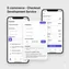 desktop preview of checkout screen with selected products summary and payment method selection