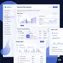 desktop view of interactive dashboard featuring data tables, column sorting, and dynamic filters