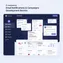 desktop dashboard showing email delivery logs and analytics with open and click rates