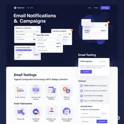 desktop preview of registration confirmation email template with personalized greeting and branding elements