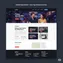 desktop screenshot of homepage showing benefits section, customer testimonials, and structured footer