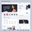 desktop layout showing contact form, advantages section, and full footer with links