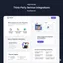 desktop interface displaying connected logistics service with live order tracking status