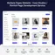 desktop preview of portfolio page showing case study cards with interactive hover effects and project summaries
