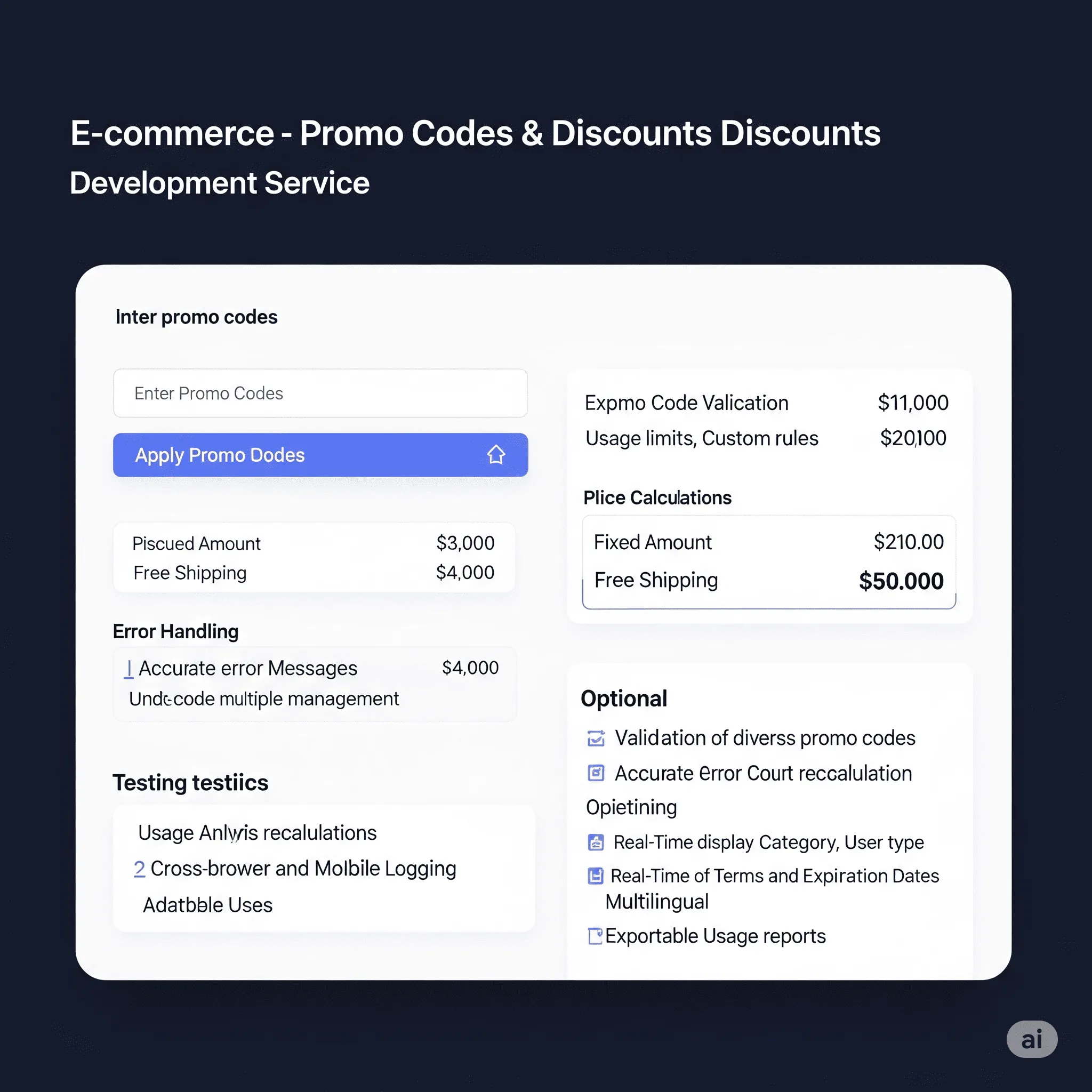 desktop screenshot displaying real-time order total adjustment after applying a valid discount code
