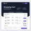 desktop preview of shopping cart with friendly empty-state illustration and quick-loading design