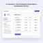 desktop preview of user dashboard showing profile information alongside recent orders list
