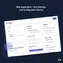 desktop preview of user settings interface with smooth animation when saving preferences