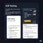 mobile preview of consistent A/B test experience preserved across multiple user visits