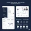 mobile preview of team section with profile cards and company mission on About Us page