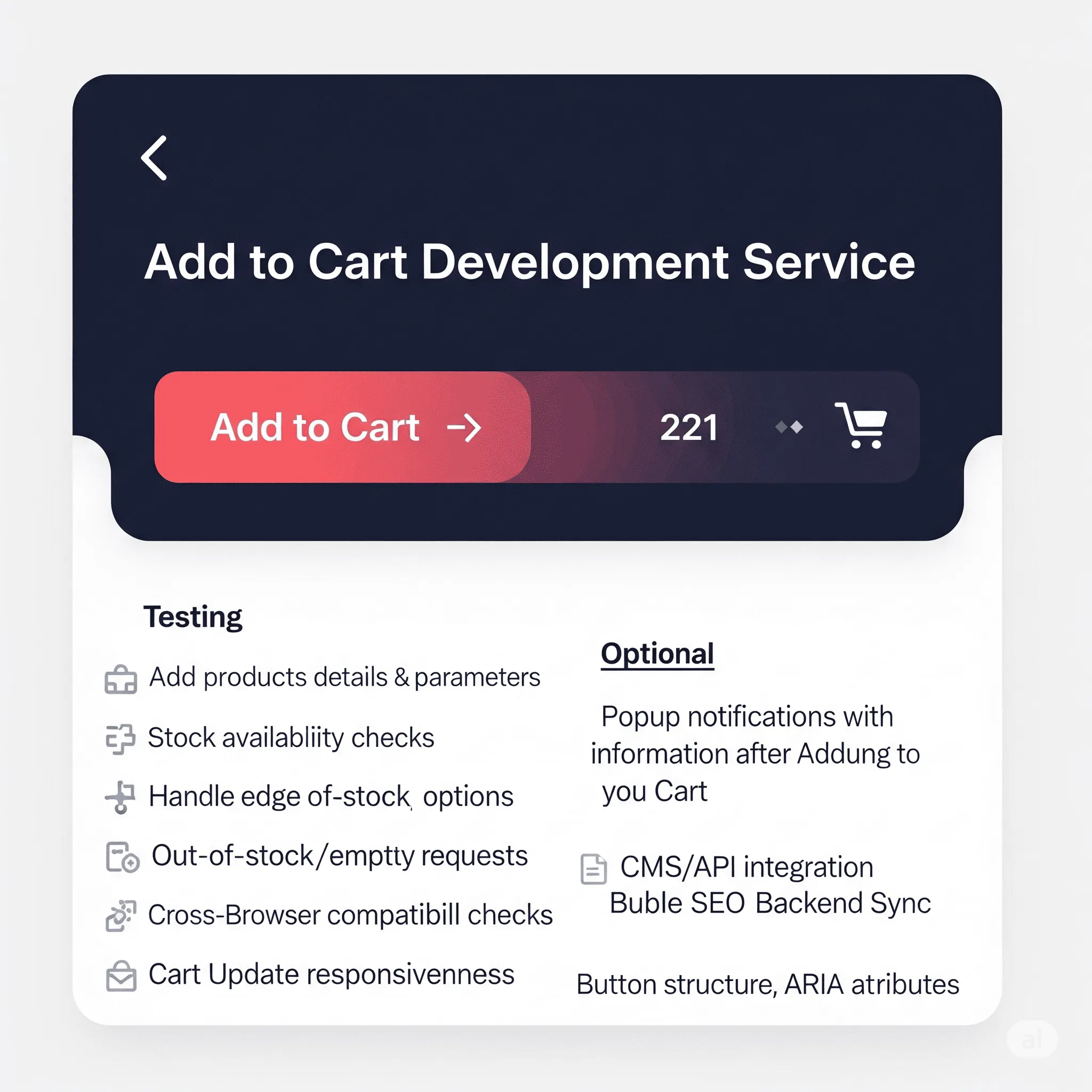 mobile screen showing animated popup notification confirming product successfully added to cart