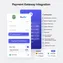 mobile screen showing successful payment feedback with real-time status indicator and clean layout