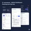 mobile version of admin dashboard showing responsive layout for managing key business stats on the go