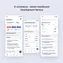 mobile admin dashboard preview with animated confirmation popup after updating product information