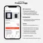 mobile view of product page with smooth popup animation indicating successful add-to-cart action