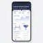 mobile version of analytics dashboard showing summarized user events and conversions