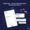form feedback view displaying inline validation errors and input hints on mobile screen