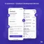 mobile screen showing successful order confirmation message after completing checkout