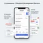mobile-friendly interface with multi-step checkout form and progress navigation