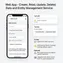 mobile preview of successful CRUD action with toast notification message