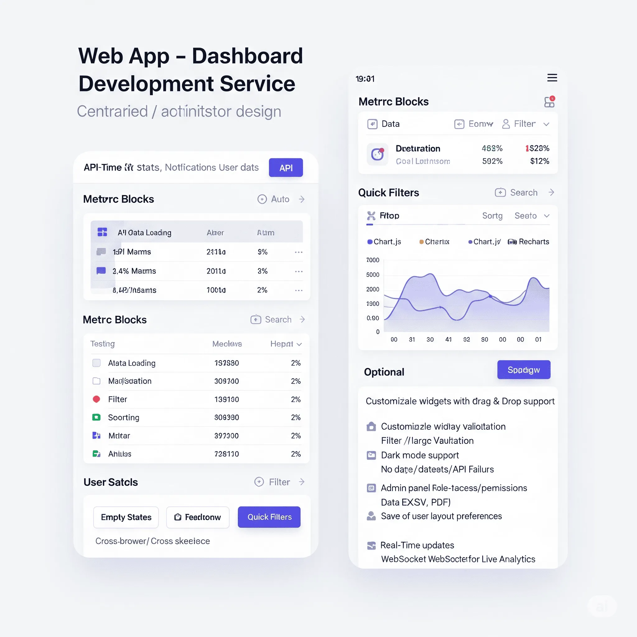 mobile screenshot of dashboard displaying graph interactions with touch-friendly user experience
