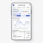 mobile view of analytics dashboard displaying tracked events and conversions