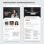 mobile version of homepage with responsive hero section and streamlined header navigation
