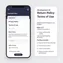 mobile view of legal pages optimized for readability with responsive font and layout