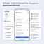 mobile preview showing OAuth login options with Google and Facebook buttons