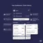 mobile layout of order history module showing scrollable order list with statuses and dates