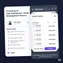 mobile preview of order history displayed as a scrollable list with dates and statuses