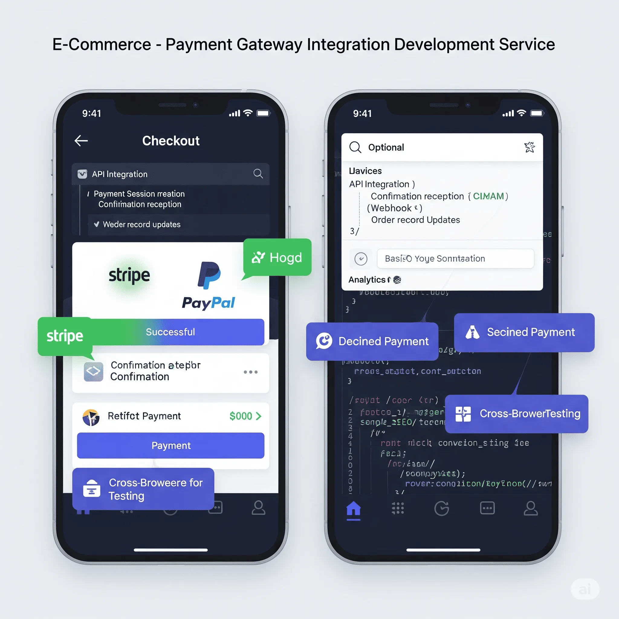 mobile screen showing loading spinner during payment processing session