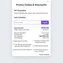 mobile interface of promo code entry field with responsive layout and accessible button design