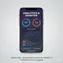 mobile screen with real-time monitoring alerts and error notifications