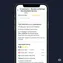 mobile version of the review form with responsive star rating selection and comment input