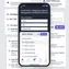 mobile screen showing dropdown menu for selecting from saved shipping addresses