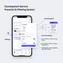 mobile screen displaying interactive search bar with real-time suggestions and recent keywords