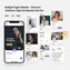 mobile version of services page with responsive service cards and touch-optimized tab filters