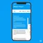 mobile view of terms of service page with quick-access menu for sections