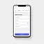 mobile preview of password recovery process with secure verification popup